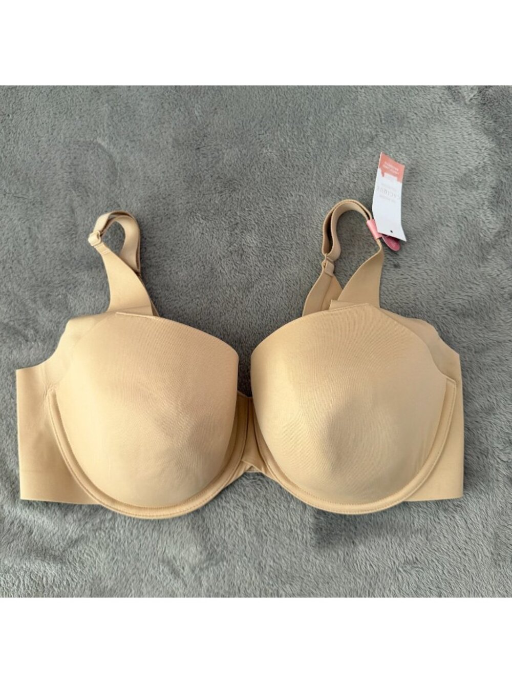 NWT Cacique Lightly Lined Balconette Underwire Bra Womens 38DDD Totally Smooth
